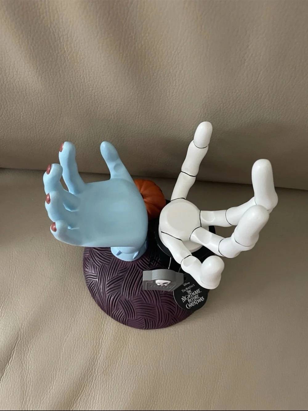 BATH BODY WORKS DISNEY NIGHTMARE BEFORE CHRISTMAS CANDLE HOLDER JACK AND SALLY